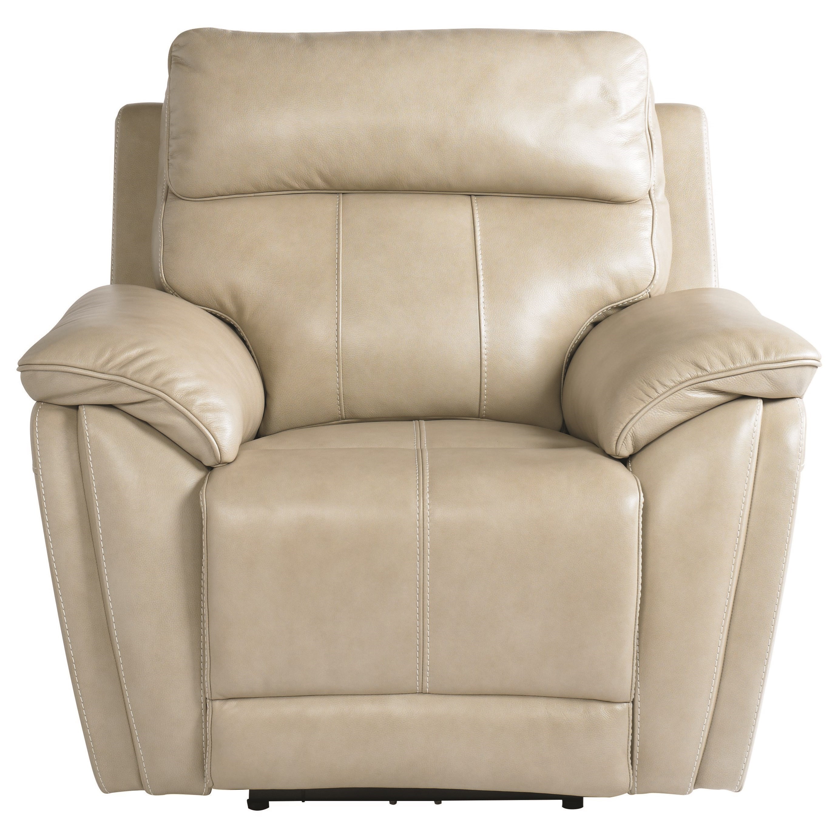 Bassett leather chair shop and ottoman
